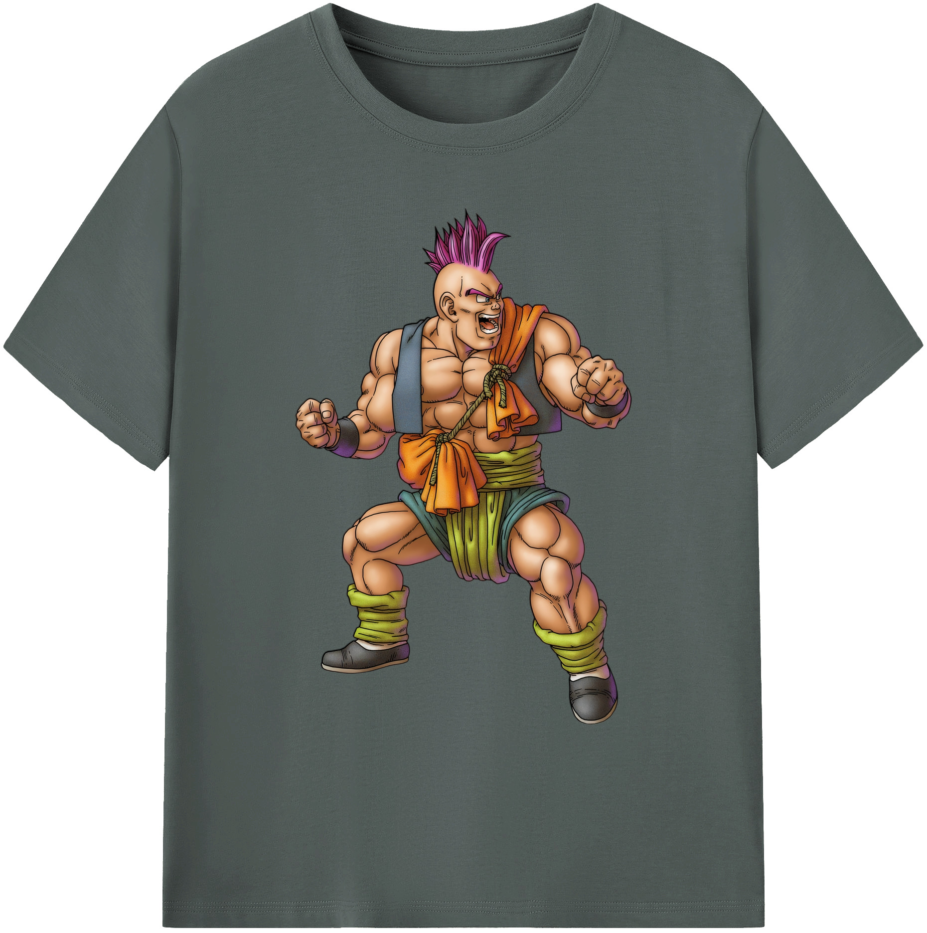 （画像用） ドラゴンクエスト Doragon Kuesuto Dragon Quest 綿100％ メンズ半袖Tシャツ｜肌触りやわらか＆通気性
